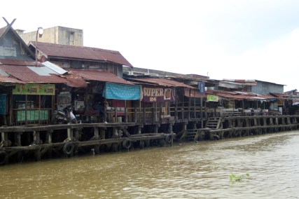 Wharves on the river