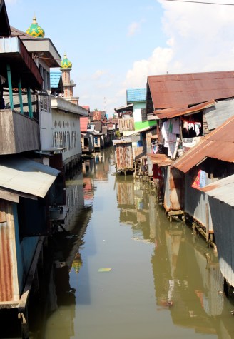 Canal and mosque