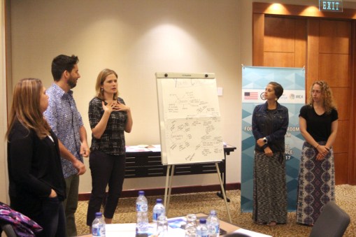 Group explains poster