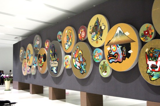 Mural in Jakarta airport