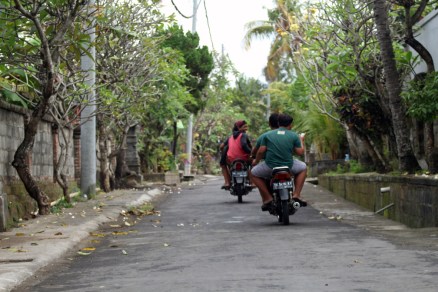 Balinese side road