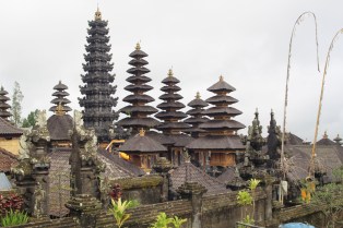 Besakih temple from above