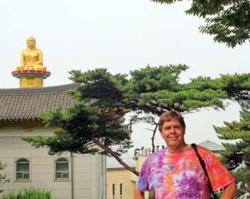 David at Incheon temple