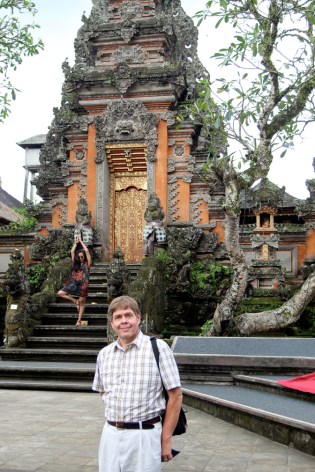 David at Saraswati Temple Ubud
