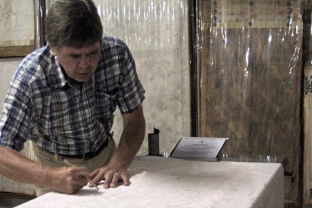 David tracing cartoon