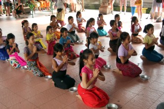 Girls at end of dance