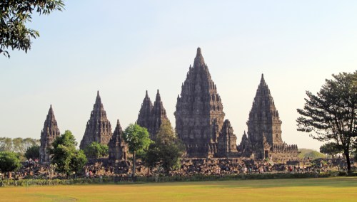 Prambanan from distance