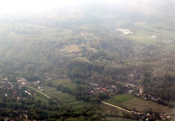 Ratu Boko from air