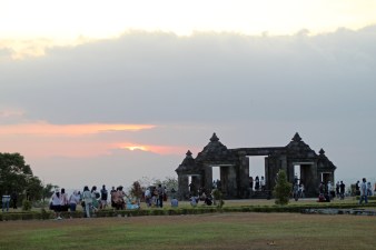 Sunset at Ratu Boko
