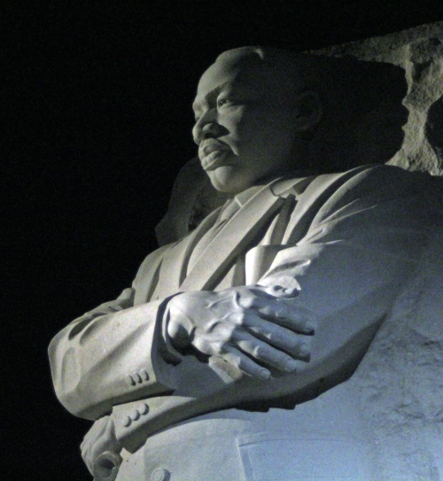 Dr King gazing out