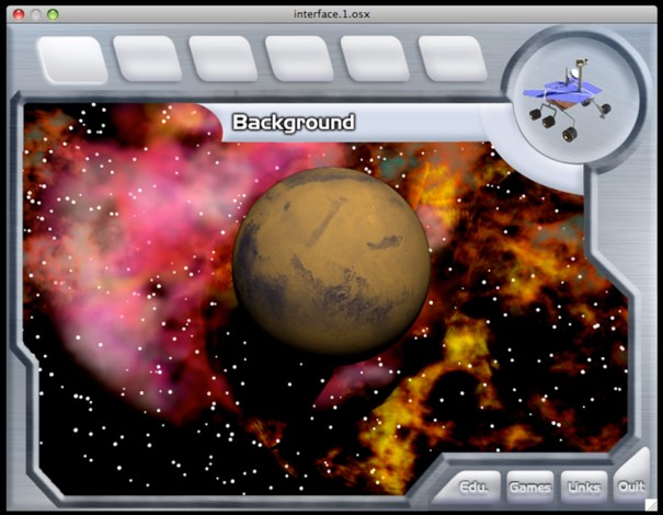 Mars Exploration main interface-s