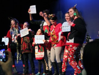 Ugly sweater winners