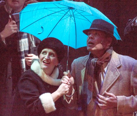 Waiting for the parade to start