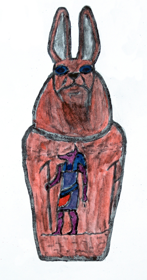 Jazmine Canopic Jar painting-s