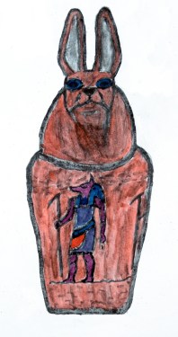 Jazmine Canopic Jar painting-s