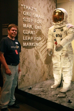 Me with Neil suit