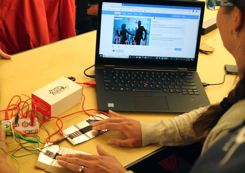 Dance dance Makey game