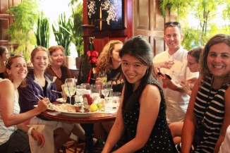 Group at Hamiltons posing