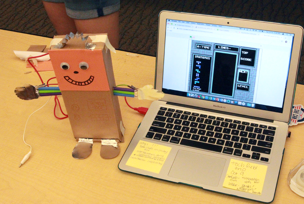 Mr Tetris makey game